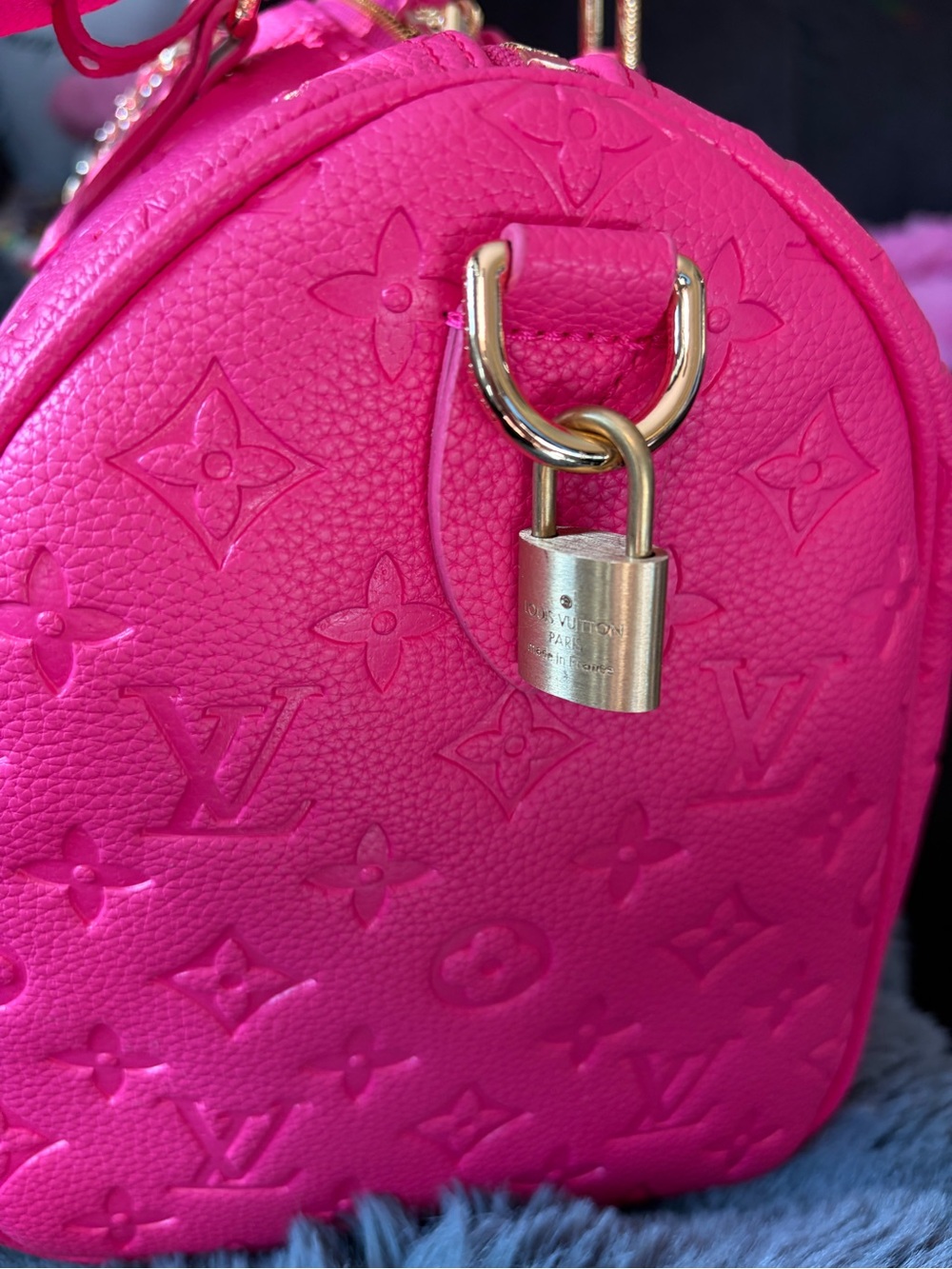 Hot Pink Soft leather speedy - Picture 11 of 11